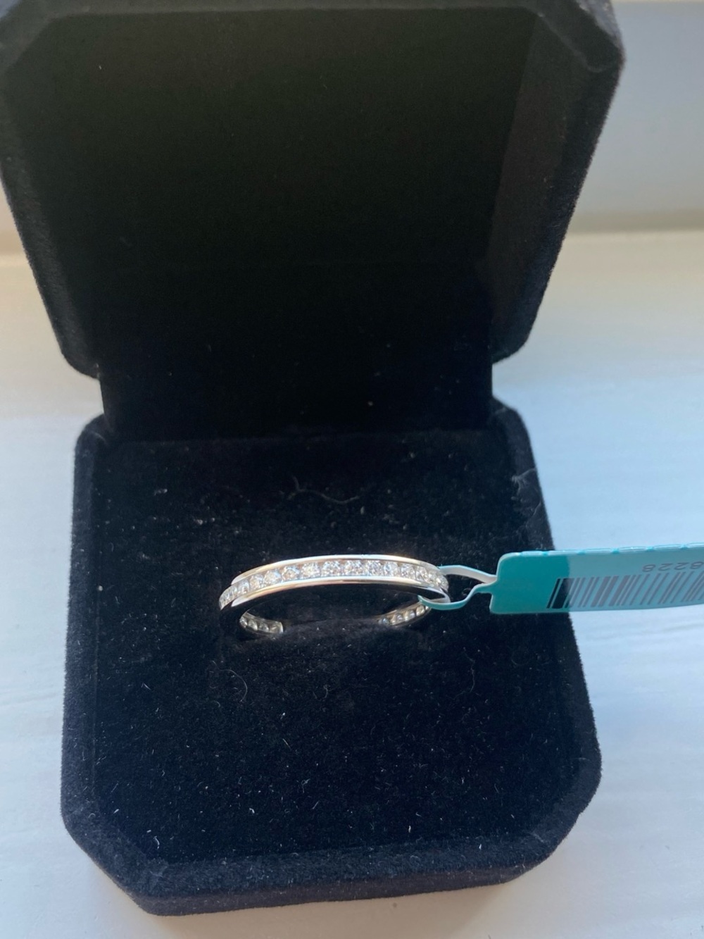 Moissanite Eternity Band Size 8